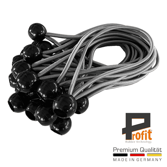 Planenhalter Zeltgummis Planen Pavillions 50 Stück Gummispanner 10cm Ball Bungee Cord Planenspanner mit Kugel für Banner Gummispanner RosewineC Spanngummis mit Kugel Spanngummis