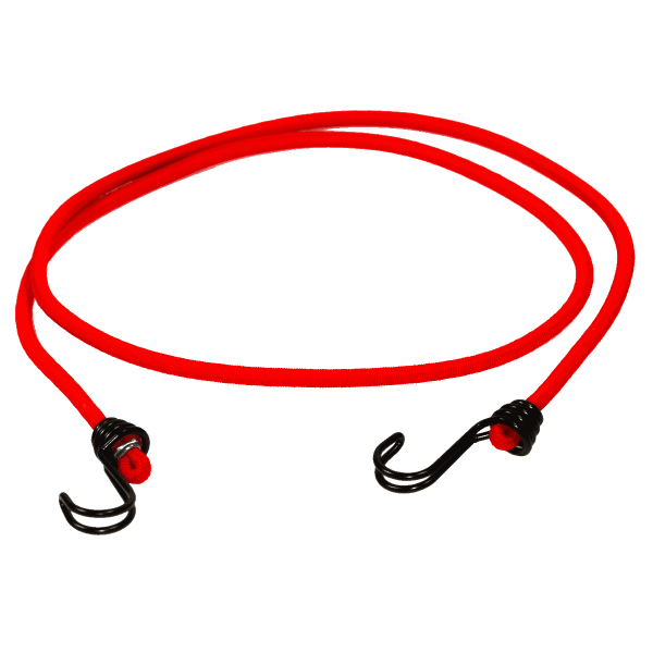 Expanderseil mit 2 Doppelhaken rot | 2 Doppelhaken | 2 Metallhaken | Expander | Spanngummi | Expandergummi 2 Haken | www.Spanngummishop.de |