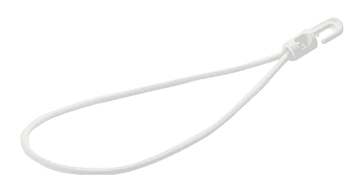 Spanngummi mit Haken 500mm - weiss | Profit | Gummischlaufen | Expander | Expanderschlingen | Spannfix |